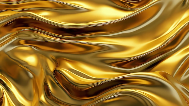 Gold waving color background