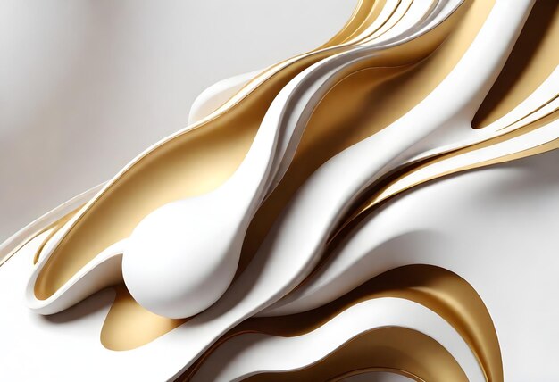 gold and white abstract background