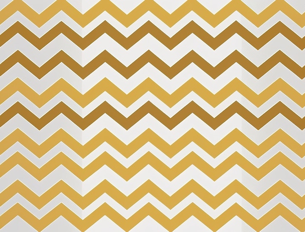 A gold and white chevron pattern with a zigzag pattern.