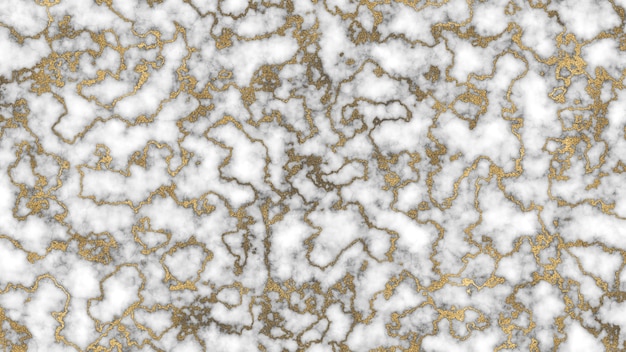 gold on white marble surface