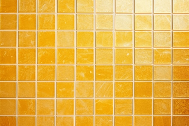 Gold yellow square mosaic tiles for ceramic