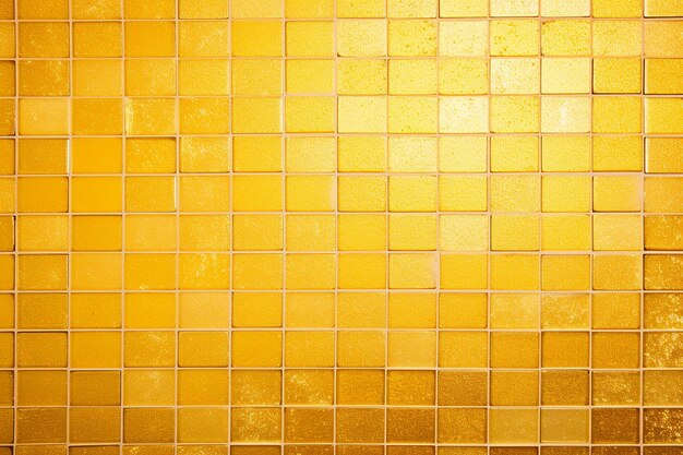 Gold yellow square mosaic tiles for ceramic