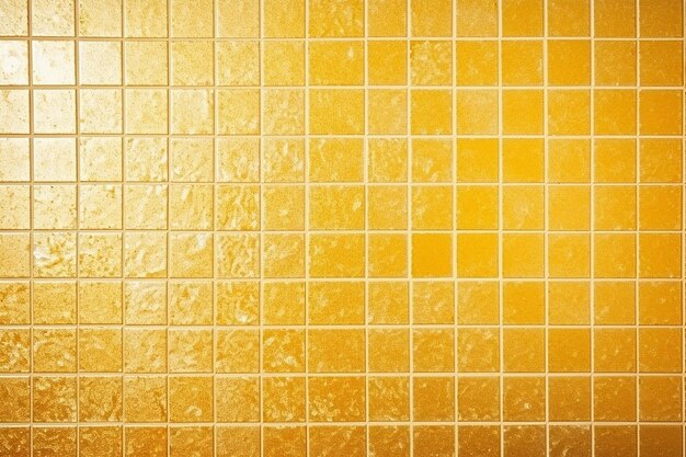 Gold Yellow Square Mosaic Tiles for Ceramics