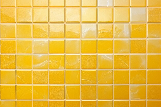 Gold yellow square mosaic tiles for ceramics