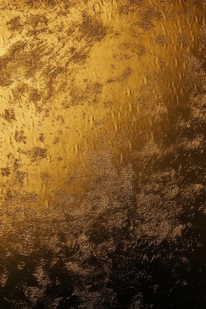 Golden abstract background generative ai