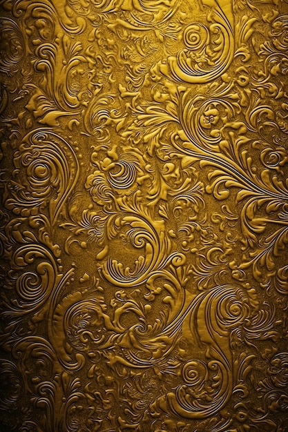 Golden abstract background generative ai