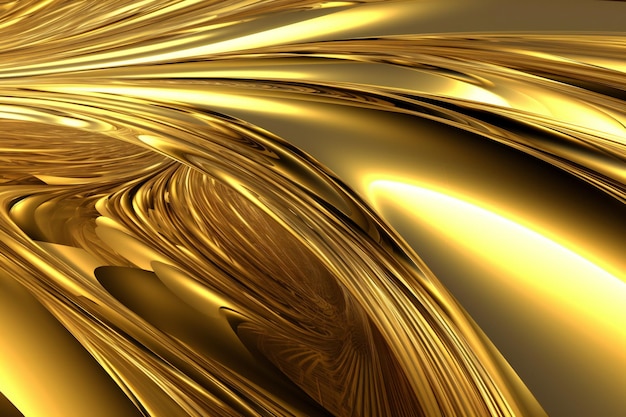 Golden abstract background with some smooth lines in it see portfolio for more in this series