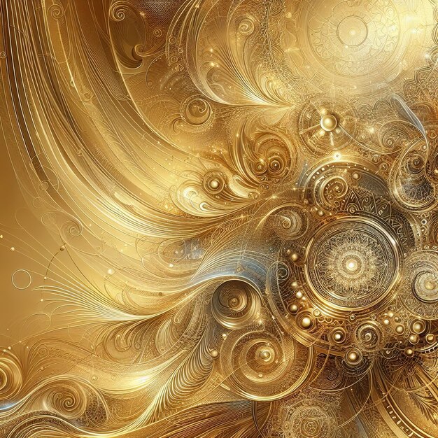 Photo golden abstract background