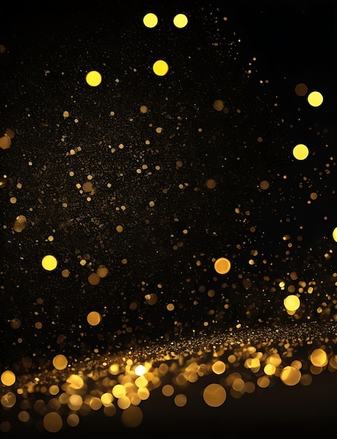 Golden Abstract Bokeh for Black Friday Sales