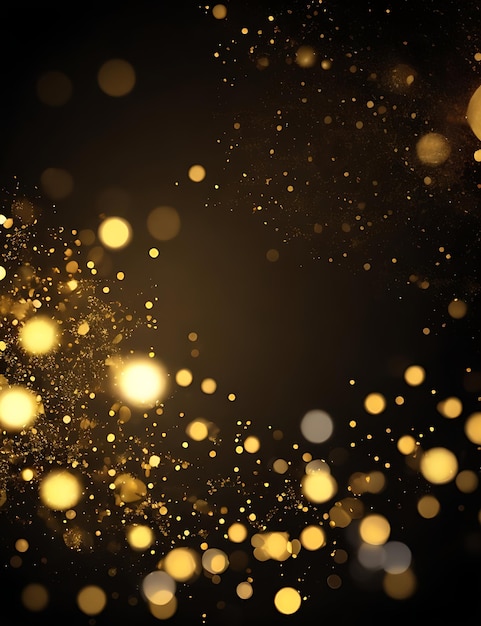 Golden Abstract Bokeh for Black Friday Sales