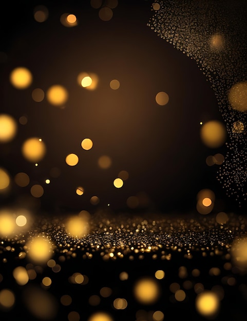 Golden Abstract Bokeh for Black Friday Sales