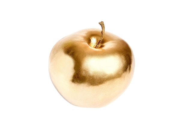 Golden apple of discord isolated