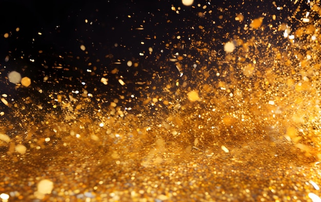 golden background gold glitter stardust