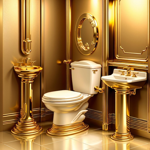 7,485 Gold Toilet Images, Stock Photos, 3D objects, & Vectors