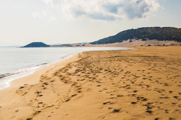 Golden Beach in Cyprus, Karpas Peninsula, North Cyprus.