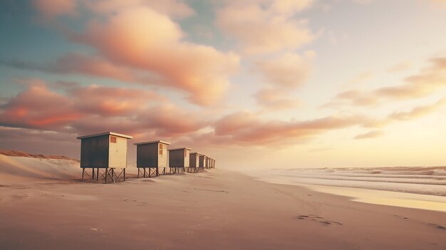 Photo golden beach landscapes photography in octane