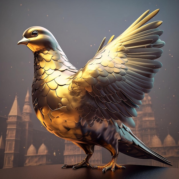 Golden bird