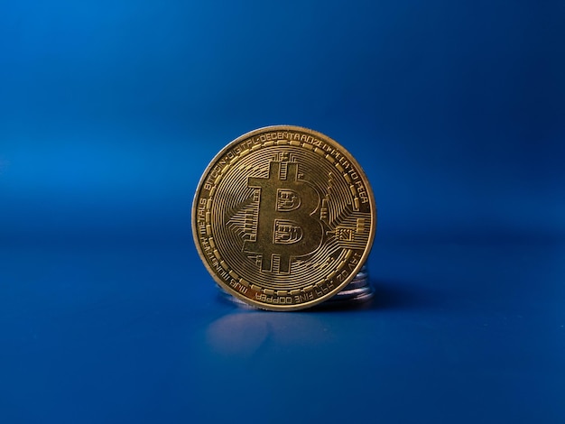 Golden bitcoin or digital coin