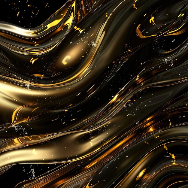 Photo golden and black abstract background job id 341409692d2f43f6b28a7b477aaf0159