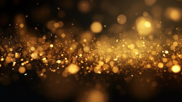 Golden black Sparkling background