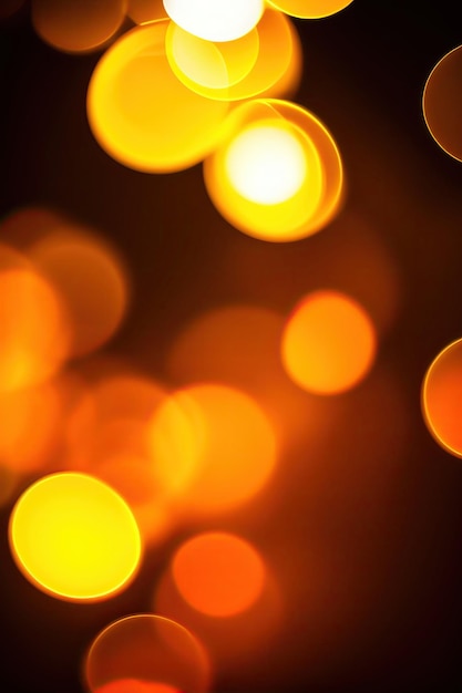 Golden bokeh background