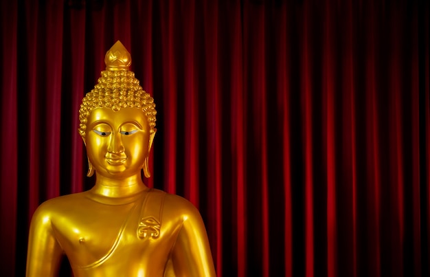 Golden Buddha, background fabric