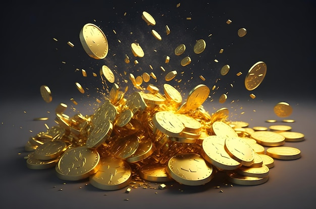 golden casino coins