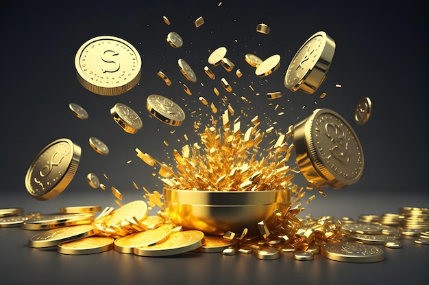 golden casino coins