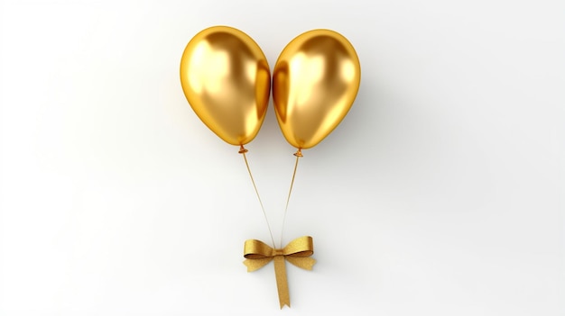 golden celebration balloon