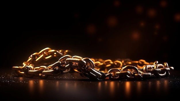 Golden chain near Generative AI