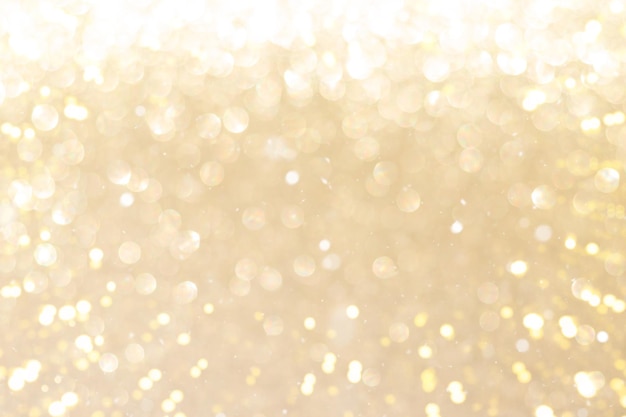 Photo golden christmas new year background with sparkles and bokeh