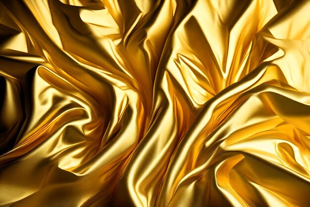 Golden creased paper background