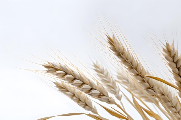 Golden Crops Barley Ears Against the Open Sky