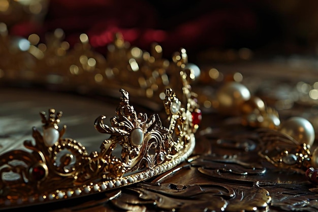 The golden crown is a symbol of leadership