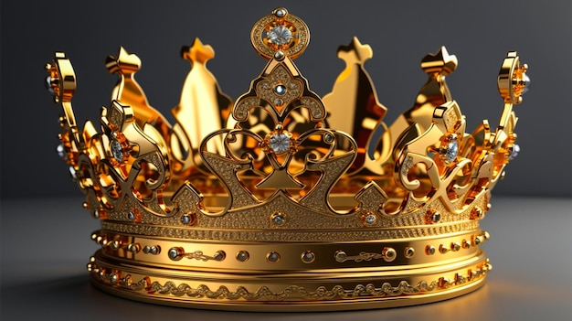 Фото Золотая корона с короной