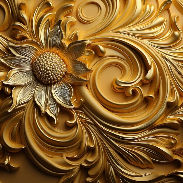 Golden Elegance Extravaganza Gold Background Image