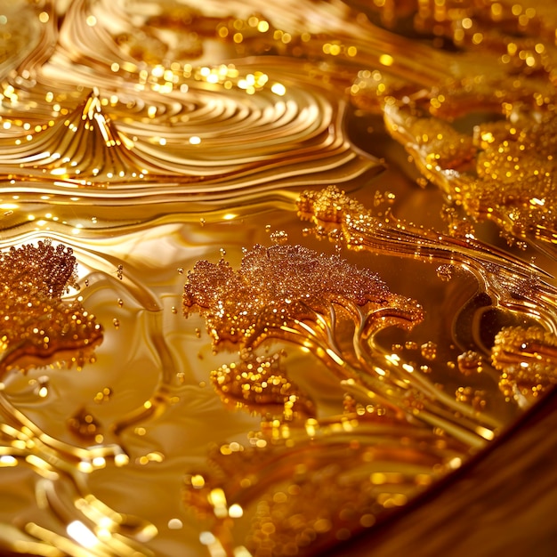 Golden Elegance Shimmering Gold Plate Backgrounds for Restaurant 웹 사이트는 Generative AI 기술로 만들어졌습니다.