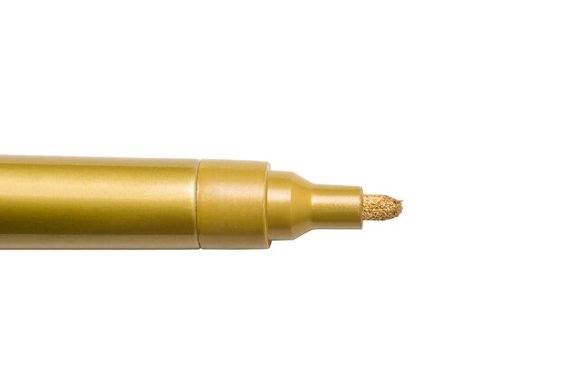 Golden felt tip pen