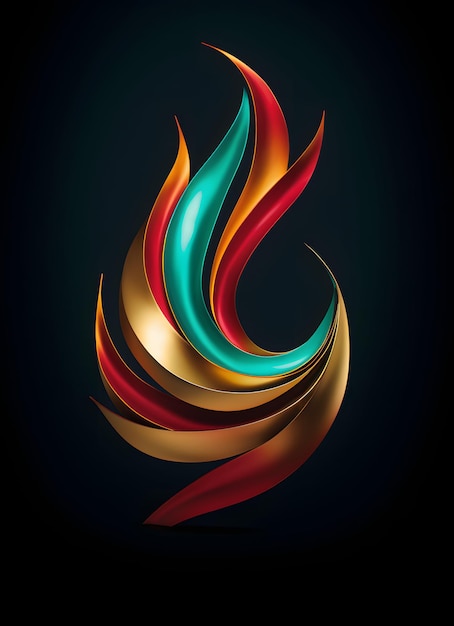 golden flame logo