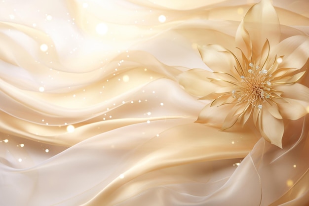 golden flower background
