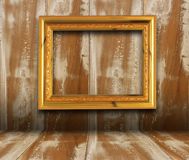 Golden frame