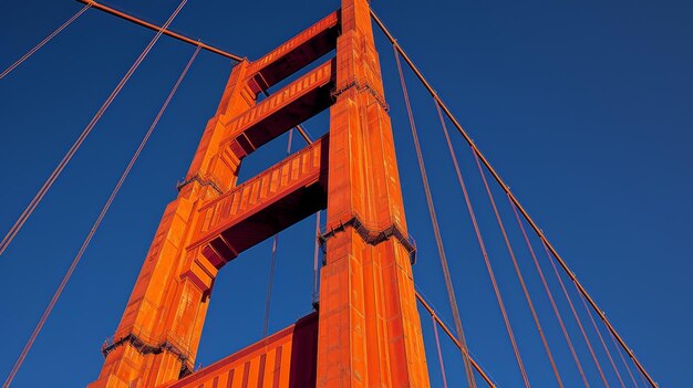 The Golden Gate Bridge is a beautiful and iconic landmark in San Francisco