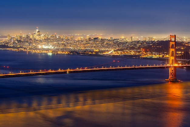 Golden Gate bridge Night