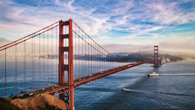 Мост Золотые Ворота в Сан-Франциско