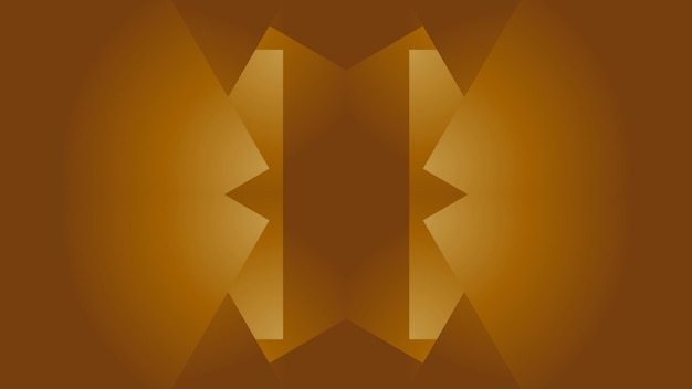 a golden geometric background with the word " h " on it.