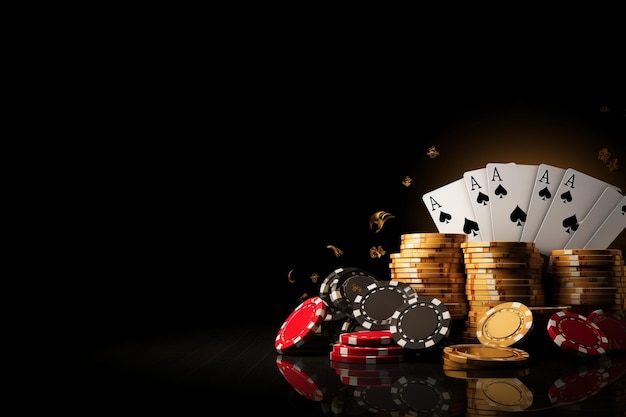 golden glamour innovative poker template exquisite design featuring gilded playing cards and chips