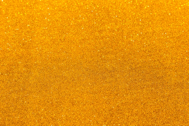 Golden glistening glitter