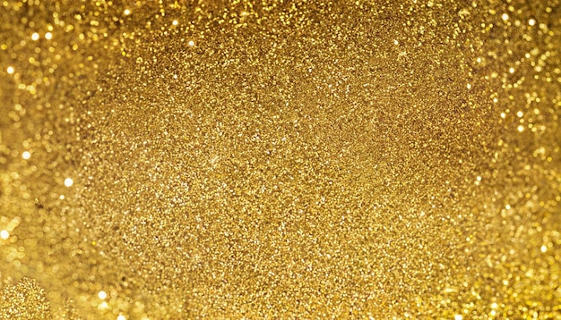 Photo golden glitter background generative ai