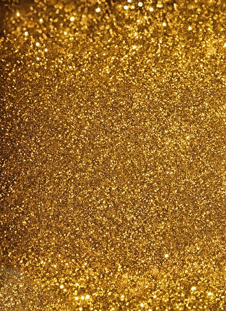 Golden Glitter Background generative ai