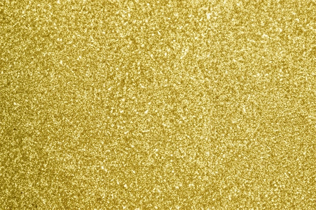 Golden Glitter Bokeh Lights Abstract Sparkle Background